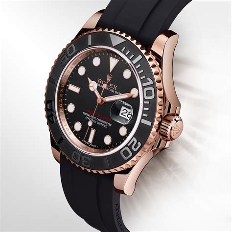 rolex yacht master rubber strap|rolex yacht master case size.